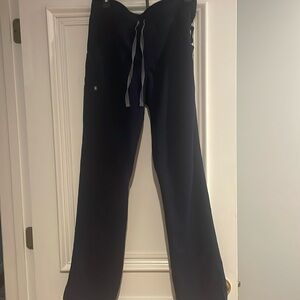 Lot of FOUR medium/tall Figs Navy Blue Scrub Pants